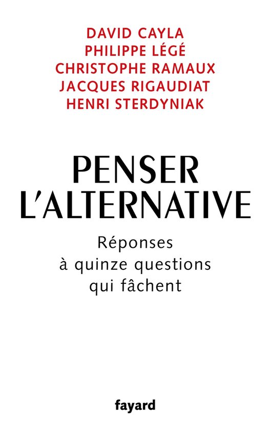 Penser l'alternative - cover