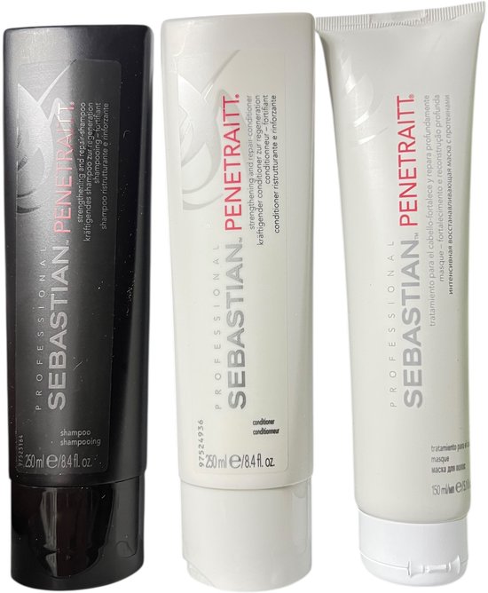 Sebastian Penetraitt Set Shampoo 250 ml + Conditioner 250 ml + Masker 150 ml