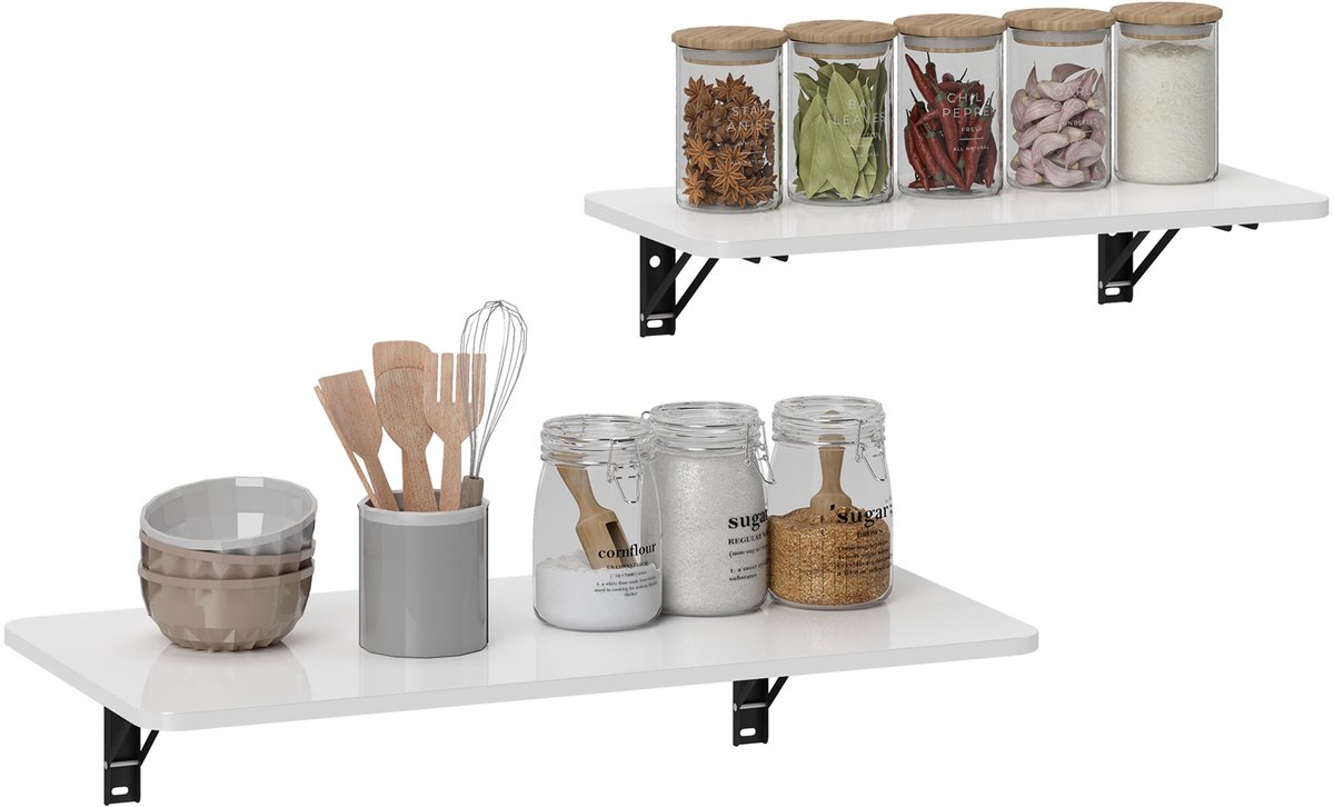 HOMCOM-Keukenpotrek-MDF-80x40x16,5cm-Wit