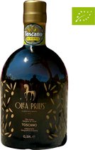 Olea Prilis Toscano IGP Extra Vierge Olijfolie – 500 ml – Koudgeperst – Italiaanse Premium Olijfolie