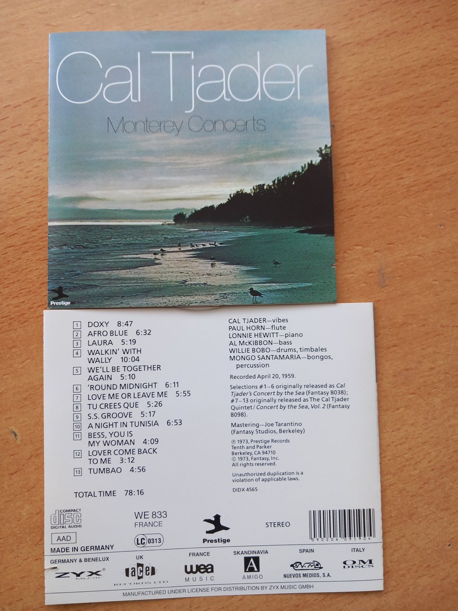CAL TJADER - MONTEREY CONCERTS