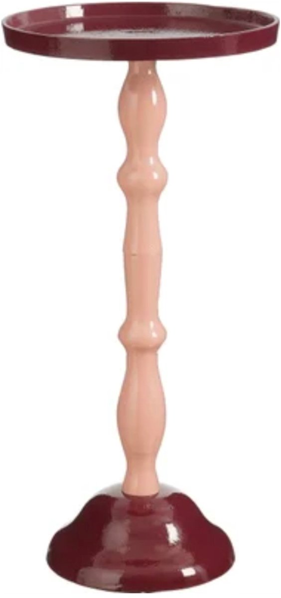 Mica Decorations bijzettafel Duco paars D 25 H 54 cm roze ,paars