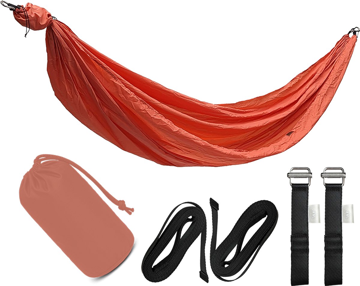 Triplander Classic Combi - Hangmat - Zalm - 490 Gram - 300 Kilo Draagkracht - Inclusief Quick Drag Systeem