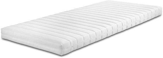 sleepling Basic 30, kindermatras 70x140 cm comfortschuim, matras met hardheidsgraad 2 zacht, 9 cm hoogte, afneembare hoes, Made in EU, topkwaliteit, 70 x 140 x 9 cm, wit