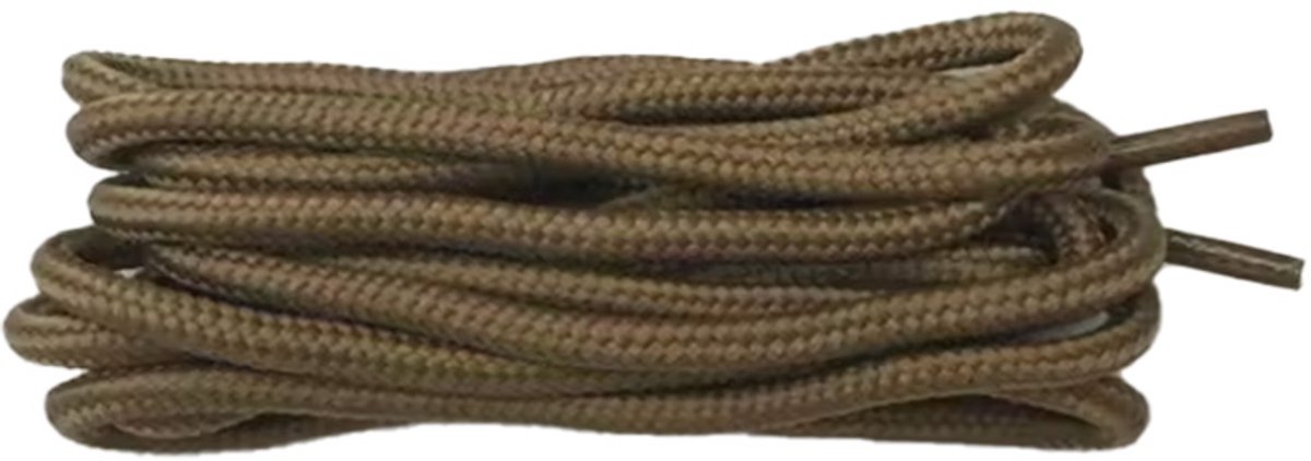 CHPN - CHPN - Veters - Schoenveters - Groene veters - Sneakerveter - Schoenaccessoire - Mosgroen - Ronde veters - 120CM - 1 paar - Army green - Donkergroen
