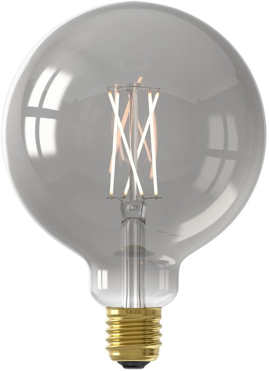 Calex Smart LED Lamp - Wifi Filament Verlichting - Globe 12,5cm - E27 - Slimme Bulb - Dimbaar - 7W
