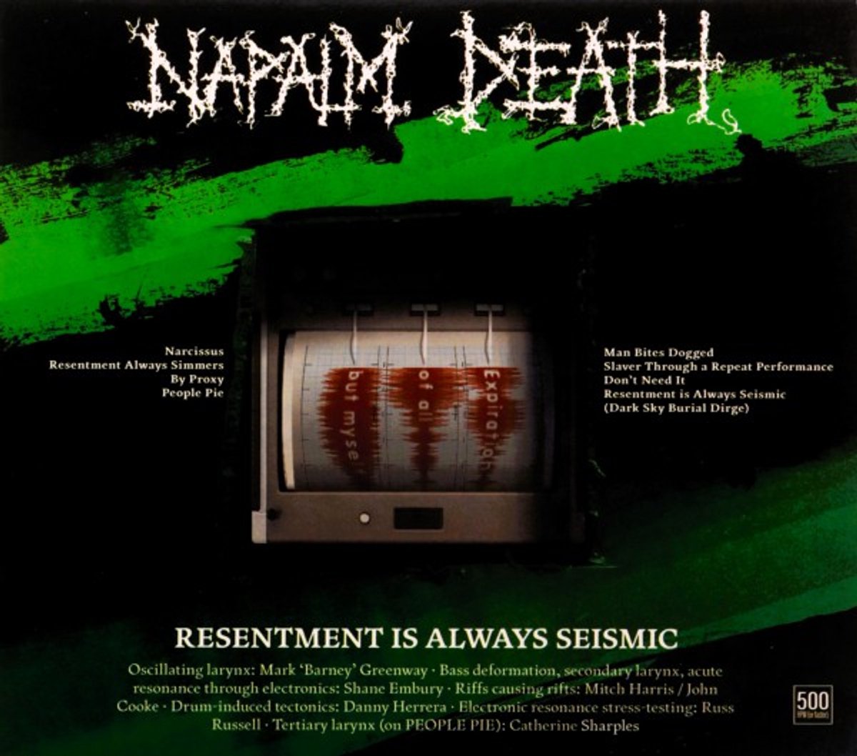Napalm Death - Resentment Is Always Seismic (CD)