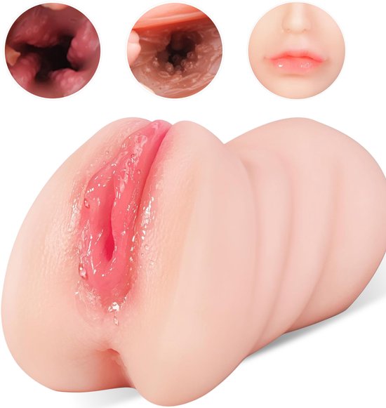 Pocket Pussy - Realistisch gevoel - Sex Toys voor Mannen - Masturbator - Kunstvagina - Blowjob Simulator - Nep Vagina - Sexspeeltje - Voor Heren - Stroker - Seksspeeltjes - Erotiek - Zelf aftrekken - Jespro