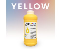 DTF INKT -PRINTMASTERS-YELLOW -HIGH KWALITEIT-DTF PRINTER-1 LITER-GEEL-SUBLIMATIE