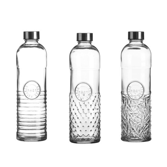 Set vintage drankflessen - Curiosa en Kunst.nl