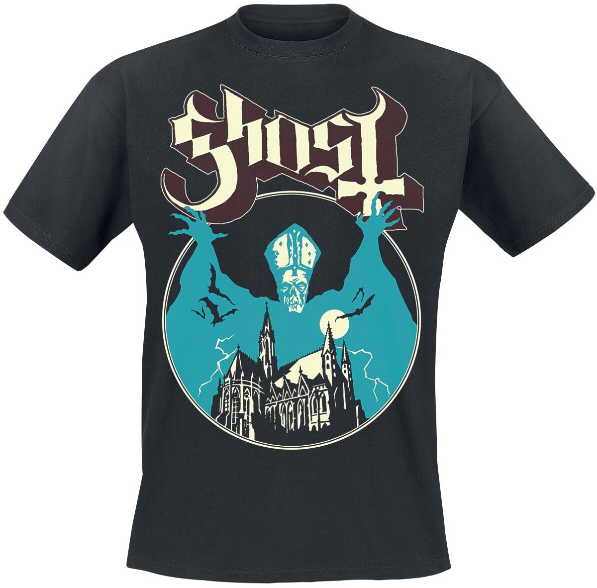 Ghost Opus Heren T-shirt - zwart - S