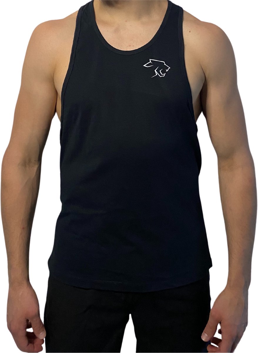 Kill'r - Heren Tanktop Bodybuilding | Fitness Sporthemd - Classic Zwart