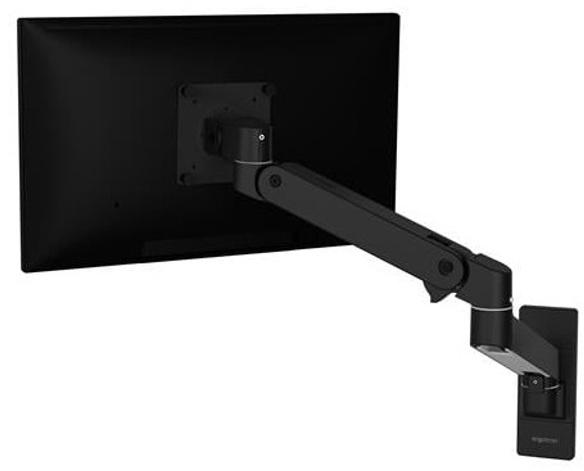 Ergotron LX Pro Series 45-683-292 flat panel bureau steun 86,4 cm (34") Muur Zwart