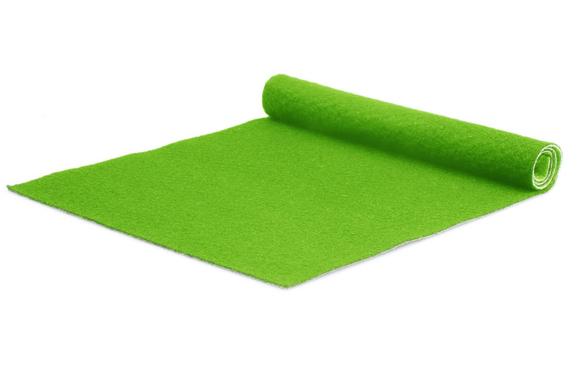 GJ Floors - Basic loper Tokyo | Appelgroen - Breedte x Lengte: 1 meter / 5 meter