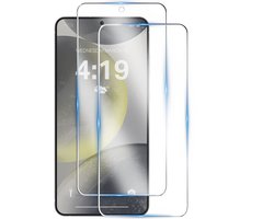 Screenprotector - Geschikt voor Samsung Galaxy S24/S25 Screen protector Tempered Gehard glas - 2 stuks beschermglas