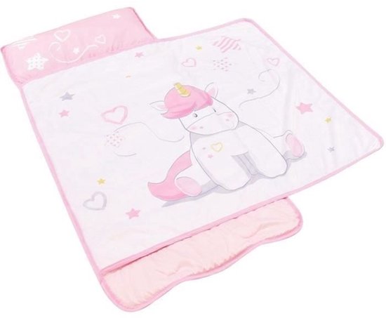 Slaapmat / slaapzak voor kinderen - FUN HOUSE - Eenhoorn - L.55 x D.121 cm — afbeelding 2