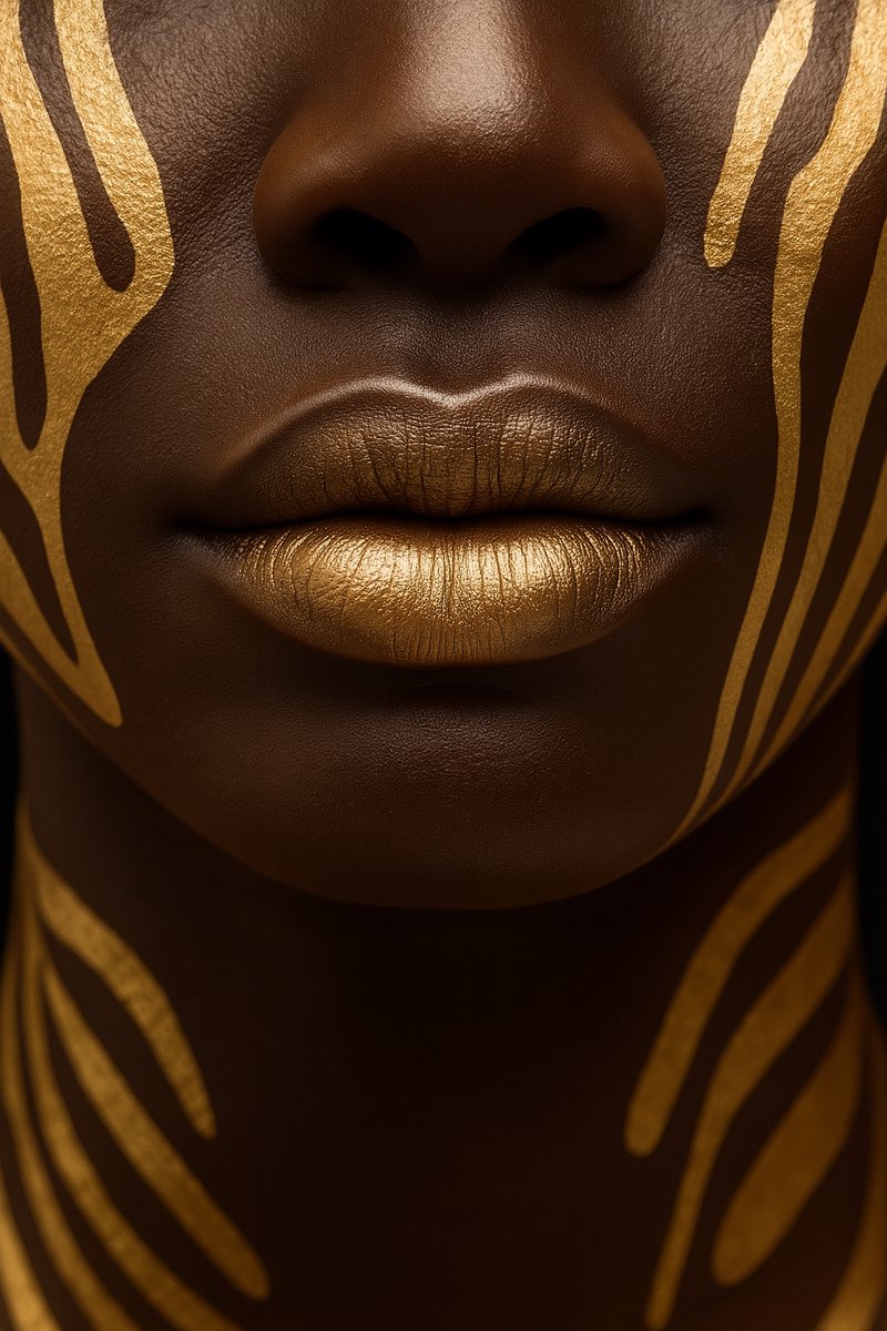 -The Voice Of Gold – Luxe Wandkunst op Maat – Art-Empire Plexiglas 5mm – Aluminium Ophangsysteem voor Zwevend Effect – Galerie-kwaliteit