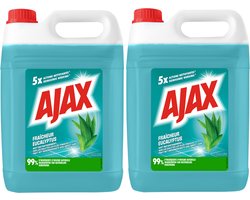 Ajax Allesreiniger - Eucalyptus geur - 2 flessen x 5L