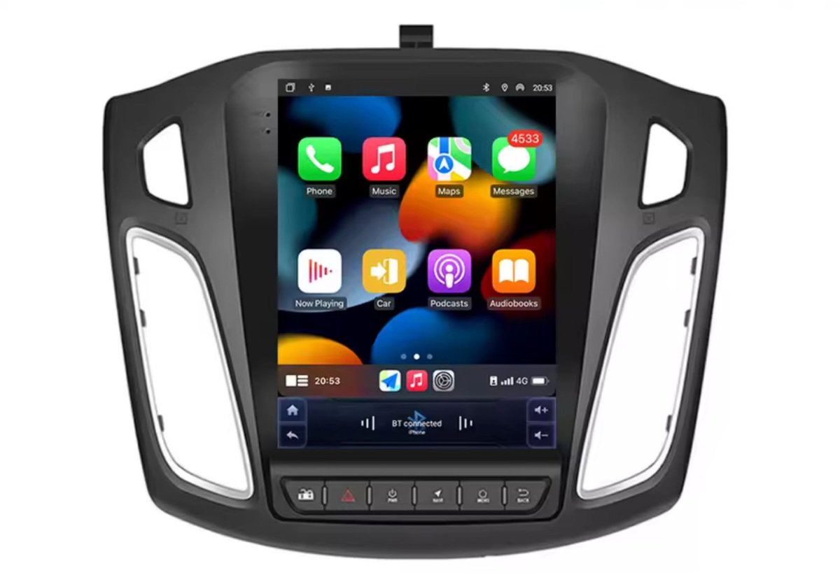 CarPlay Ford Focus 2011-2019 Android 10 navigatie en multimediasysteem Bluetooth 4+32GB 4G
