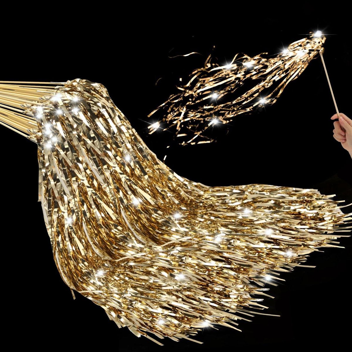 JGS Premium - Natuurlijke Struisvogelveren 10 stuks 20-25 cm Kleurrijke Ambachtelijke Veren voor Bruiloft en Feestdecoratie