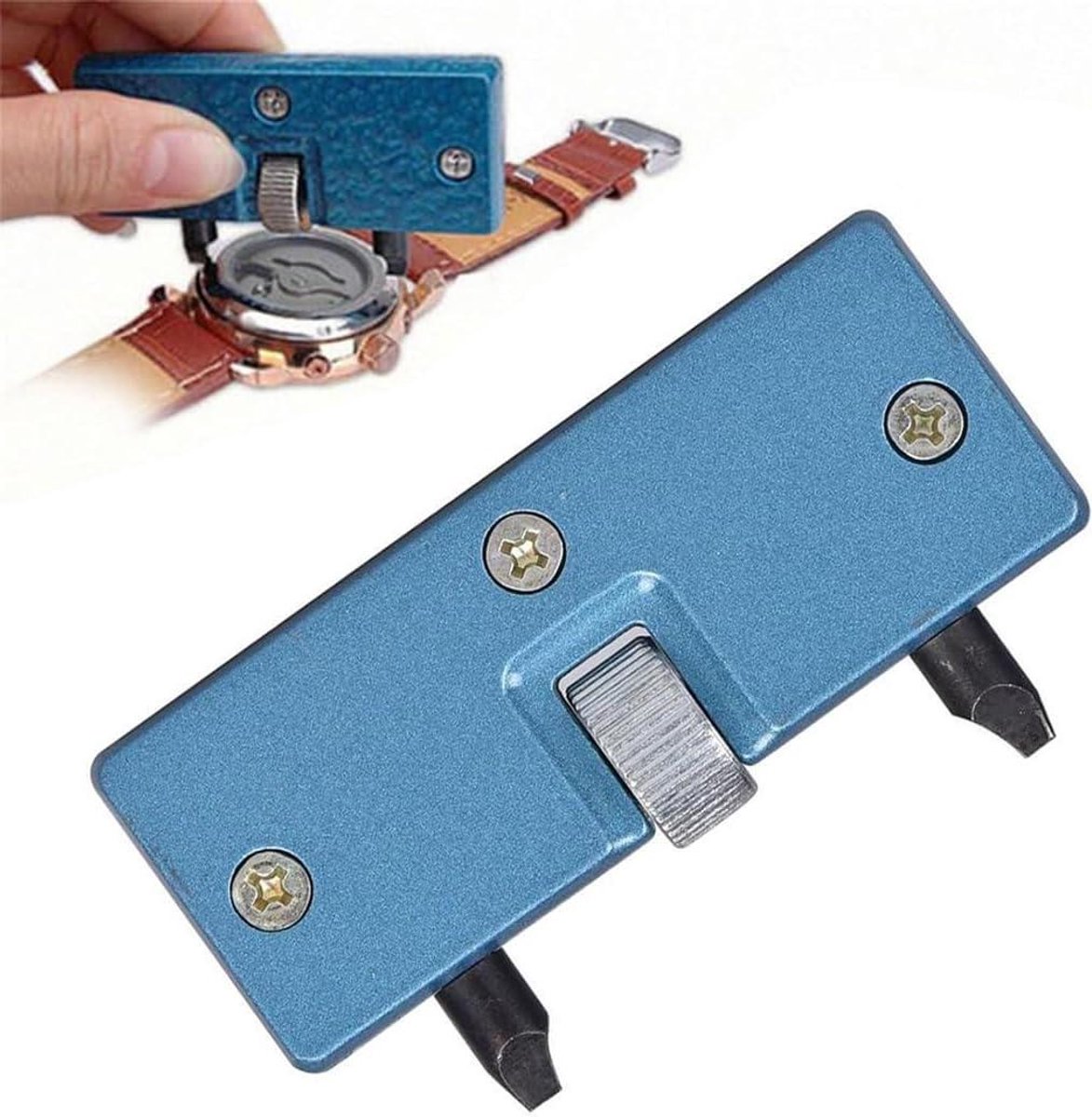 Allecto Premium - Horlogegereedschap set voor horlogeband vervangen en kastopener