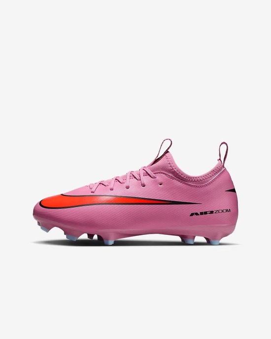 VTASQ FG/AG Voetbalschoenen voor heren, professionele hoge voetbalschoenen, kinderen, spike, outdoor, atletiek, training, voetbalschoenen, Blauw Wit, 42 EU