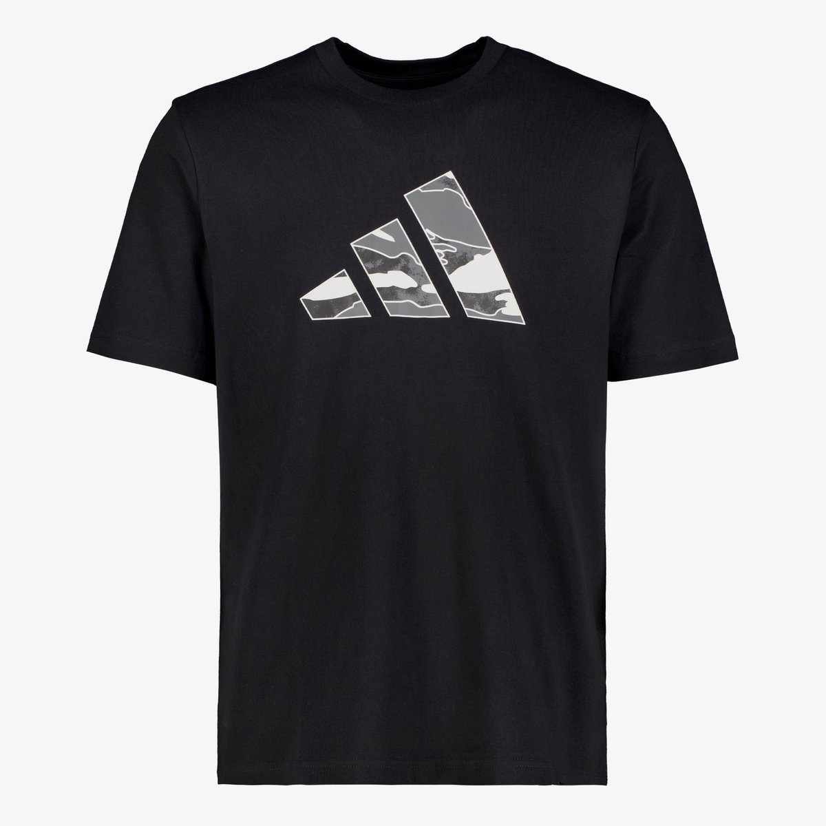 Adidas Camo Logo Grapphic heren sport T-shirt Zwart