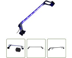 vidaXL Led Aquariumlamp - Aquariumlamp - Aquariumlamp met klemmen LED 55-70 cm blauw en wit - Aquarium Verlichting - Aquariumbelichting - Aquarium Accessoire