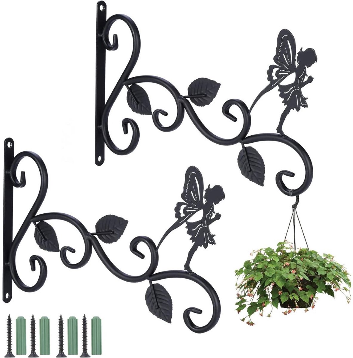 DailySupplies® Plantenhaak Hanging Basket - Muurhaak voor Planten - Wandhaak