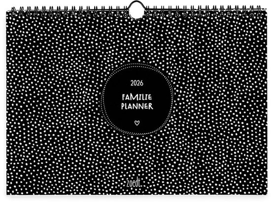 Zoedt - Familieplanner - 2026 - A4 - 5 personen - Ringband