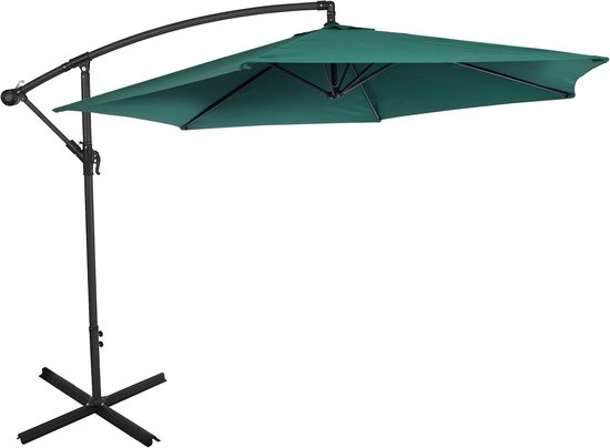 Zweefparasol Ultranature 300cm Groen