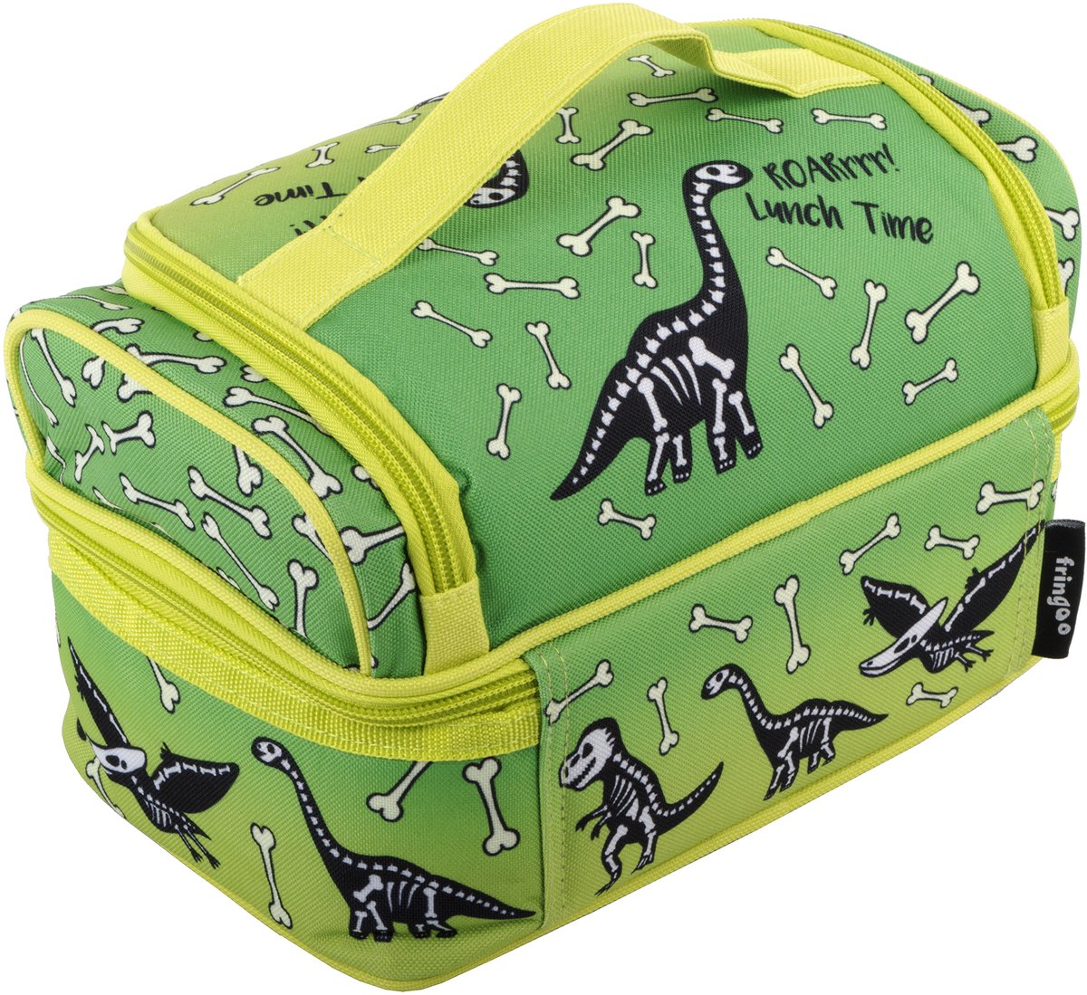 Lunchtas Dino Roar Lunch Time - Broodtrommel met vakjes