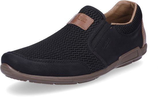 Rieker B9062 veterschoenen voor heren, zwart, 45 EU : Rieker