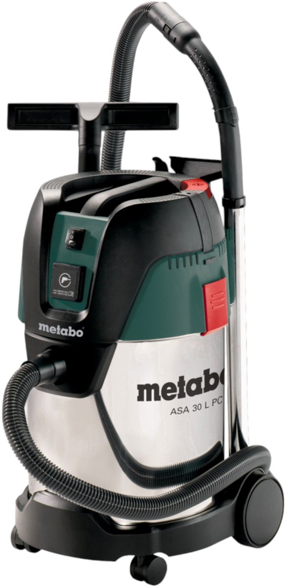 Metabo ASA 30 L PC Inox nat- en droogzuiger 1250 W 30 l ( 602015000 ) stofklasse L