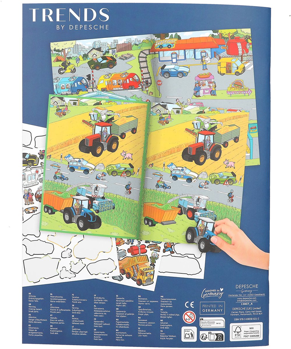 Depesche - Create your Action World stickerboek — afbeelding 4