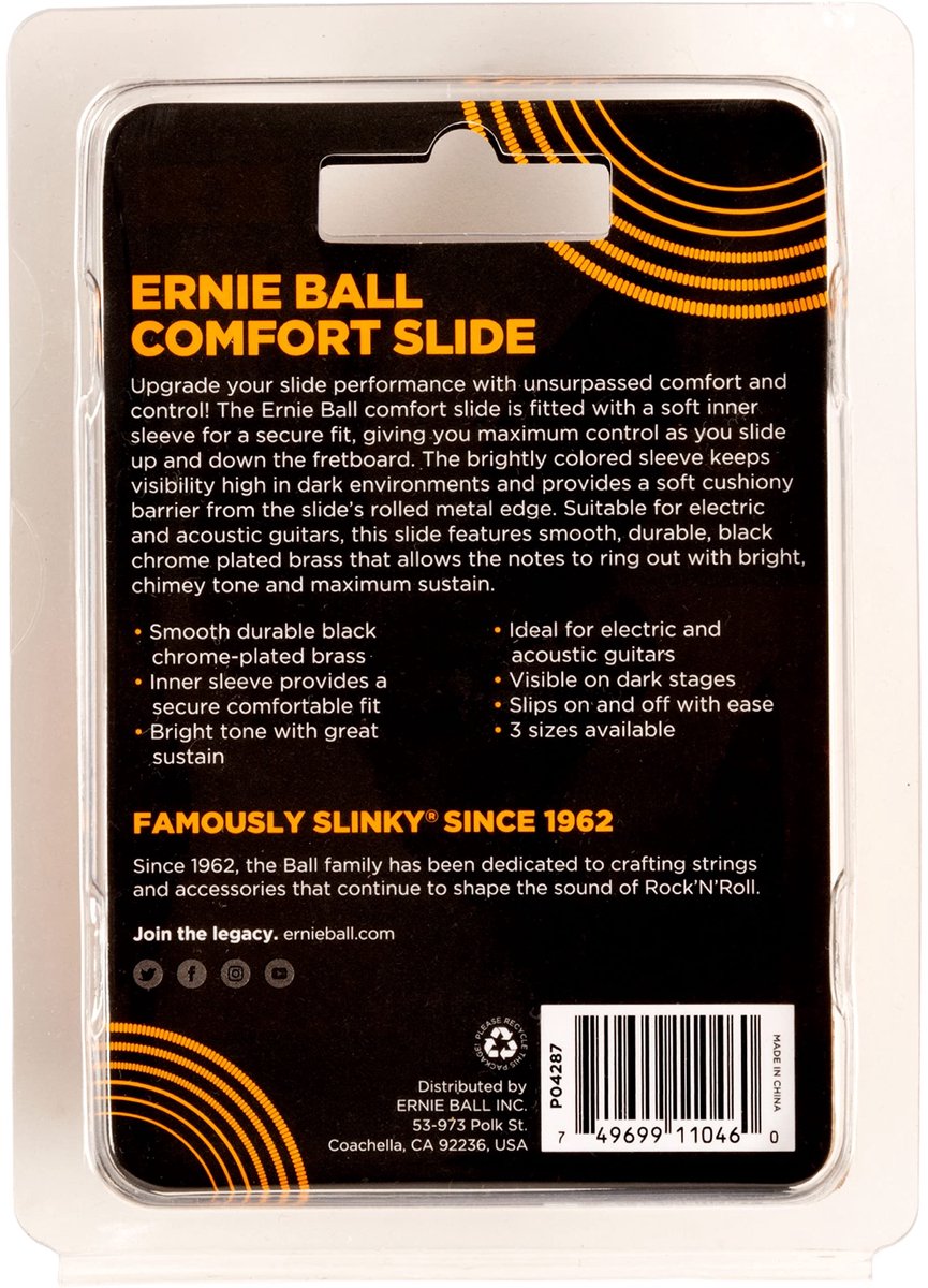 Ernie Ball EB4287 Comfort Slide small - Bottleneck