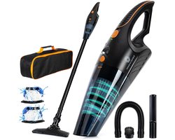 Innovixpro® Kruimeldief – Kruimeldief met steel – Nat&Droog – Handstofzuiger – 17000Pa – Kruimeldief snoerloos – Kruimelzuiger – ExtremeZuigkracht – Jouw ultieme schoonmaakpartner – Kruimelzuiger-Autostofzuiger-Nat&droog-InclusiefReistas