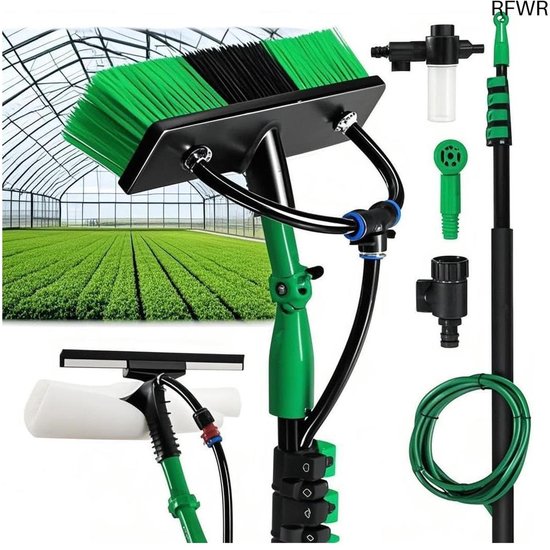 DOBEN Pool telescoopstang koolstofvezel 1,3m tot 4,6m (4,6 tot 15 FT), professionele telescopische zwembadstang van roestvrij staal, ultralicht en stabiel schepnet telescoopstang voor zwembad