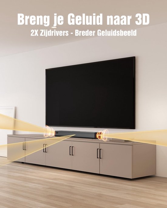 RFWR® 5.1ch Dolby Atmos Surround Soundbar met Draadloze Subwoofer en Achterluidsprekers voor Thuisbioscoop — afbeelding 5