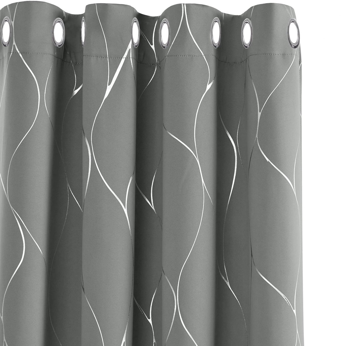 Ibenzoa® Stijlvolle Verduisteringsgordijnen met Lijnmotief voor Optimale Privacy en Isolatie