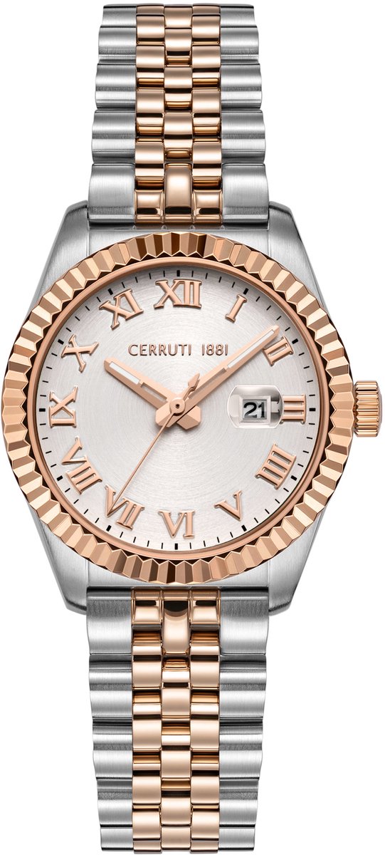 Datum horloge Baccio Rose Gold