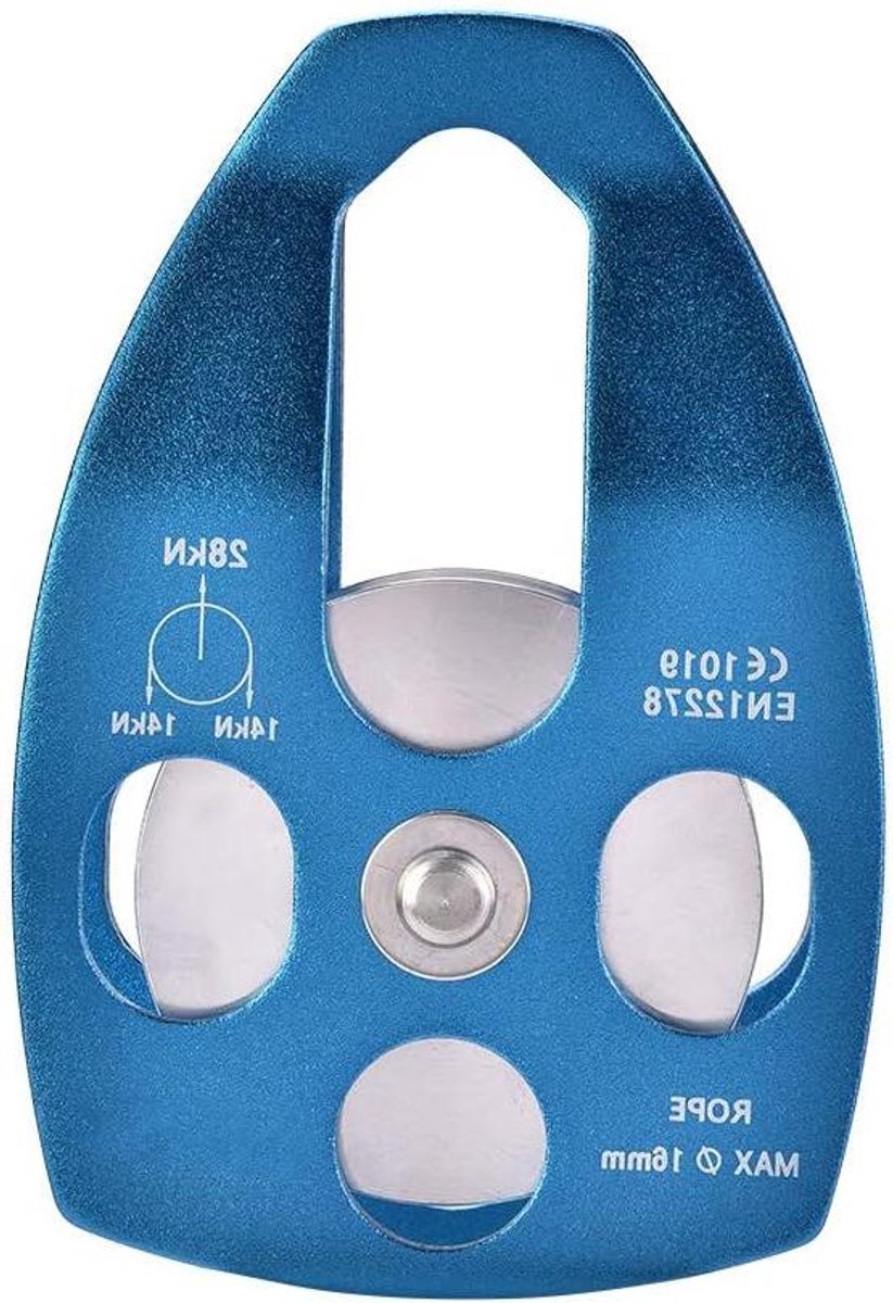 Allecto Plus - 30KN Reddingskatrol voor Bergbeklimmen en Speleologie Blue Kleur