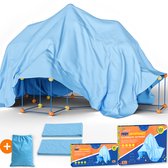 Fort Building Kit Mega Bundle + Pack d'extension - 191 pièces - Incl. Sac de rangement & E-book - Jouets de construction - Jouets éducatifs - Jouets de construction - Construction Cabane