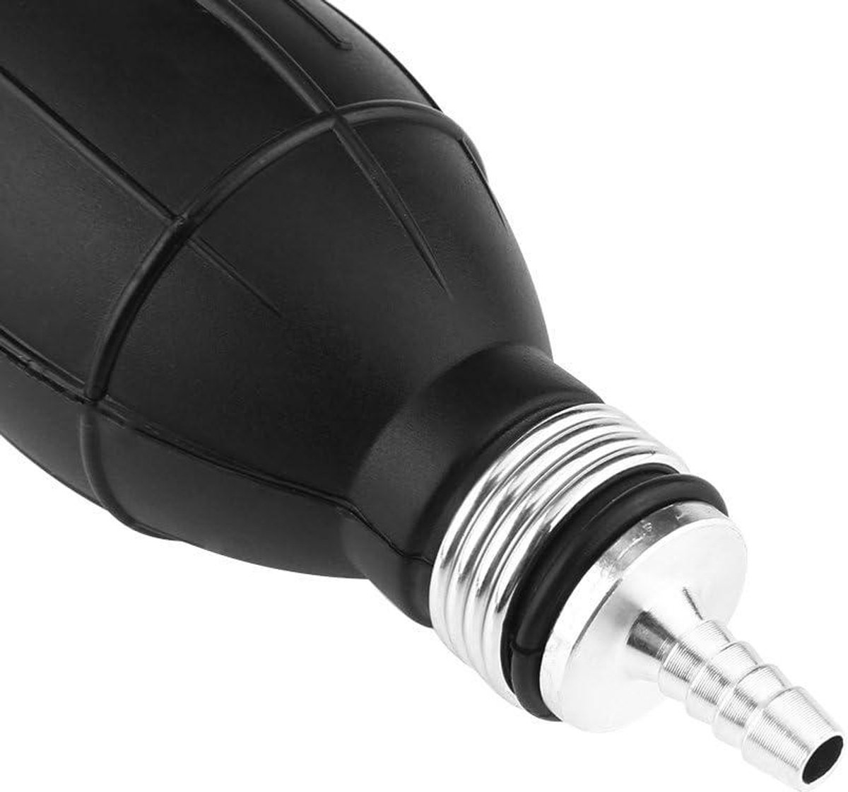 Brandstofpomp voor Auto Boot Marine Buitenboordmotor - Hand Primer Lamp Gas Benzine - Rubber & Aluminium - 6 mm - Handig Hulpmiddel