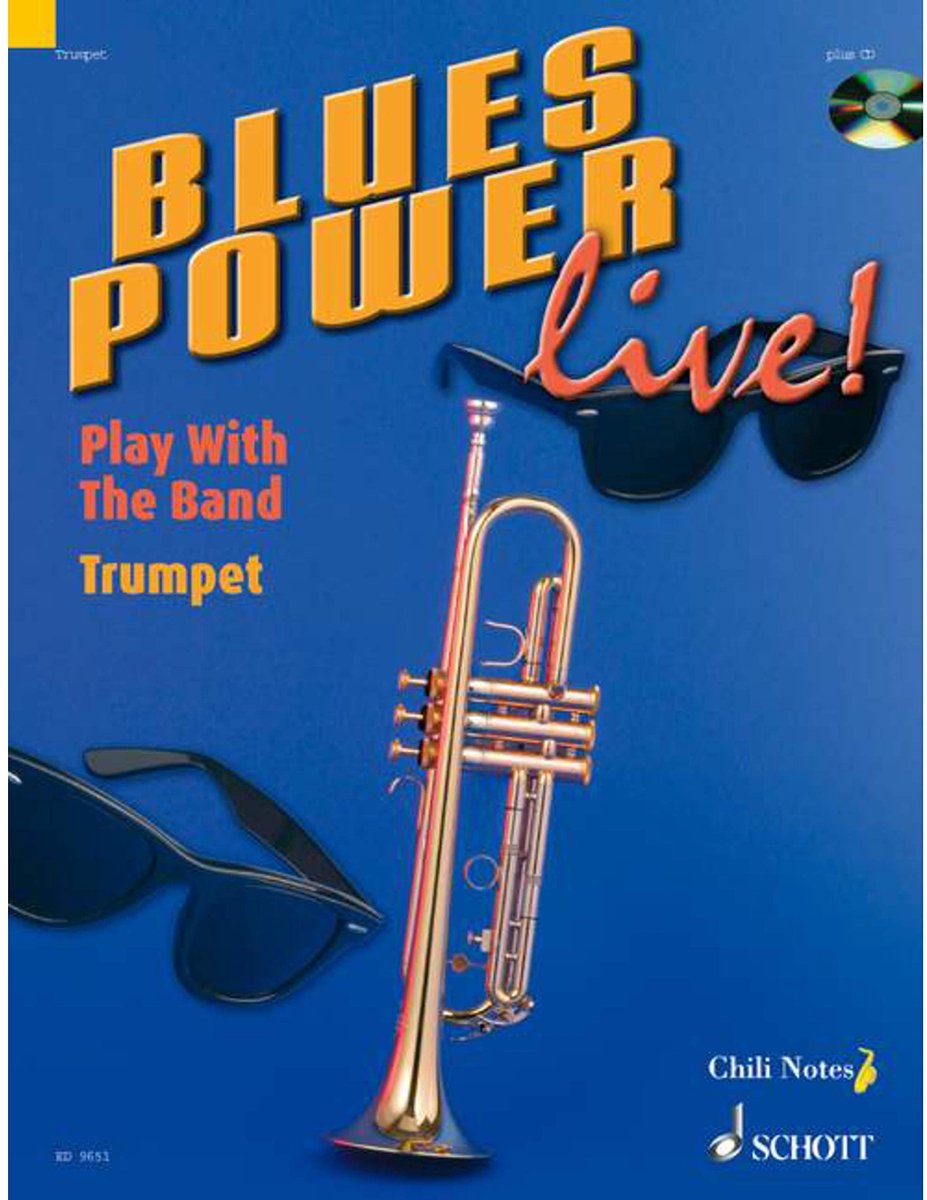 Schott Music Blues Power live! Trompete - Play-Along / Multimedia / DVD / CD
