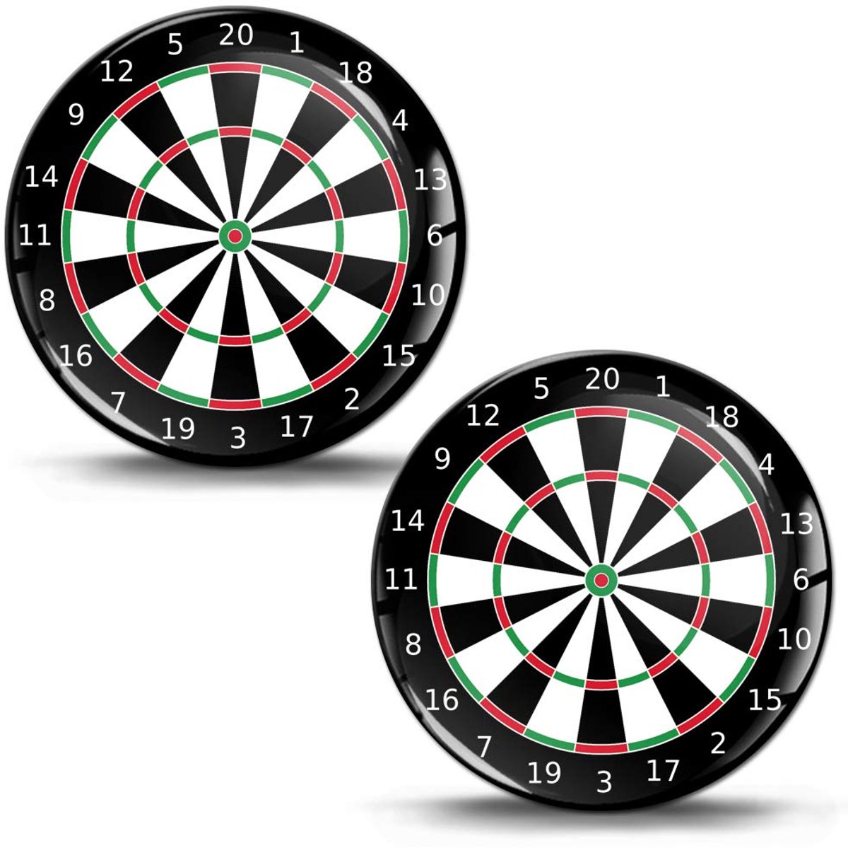 3D-gelstickers voor sport en spel - 2 stuks - siliconen