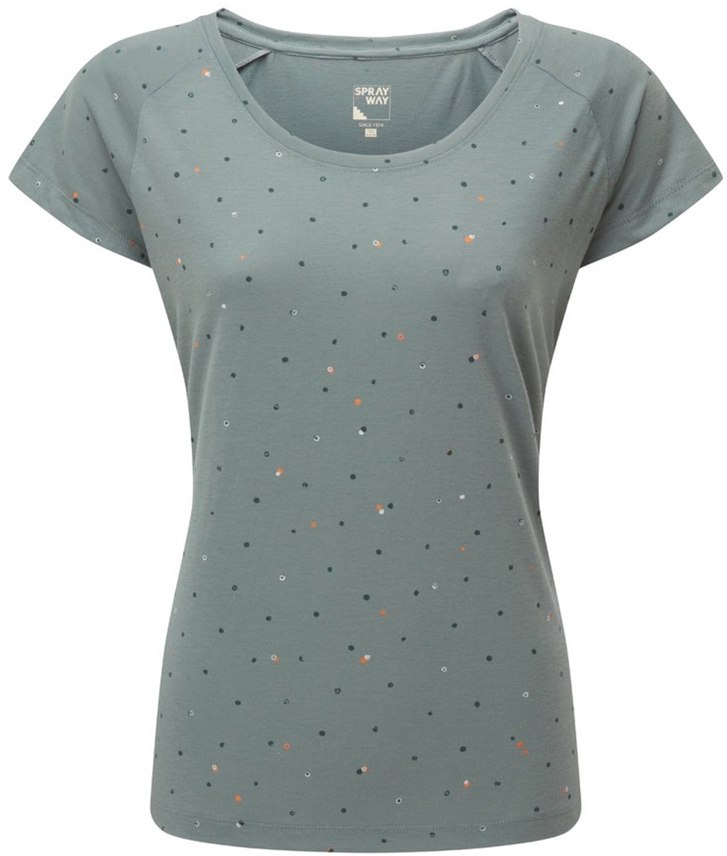 SPRAYWAY Ginkgo T-Shirt dames Balsam Groen