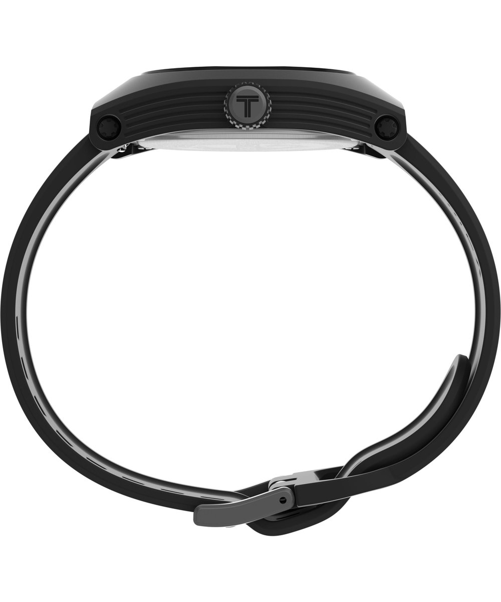 Timex Urban Pop Kwarts Analoog Horloge Zwart Case: 100% Recycled Material | Armband: 100% Recycled Material 40 mm TW2W42100AJ, TW2W42300AJ