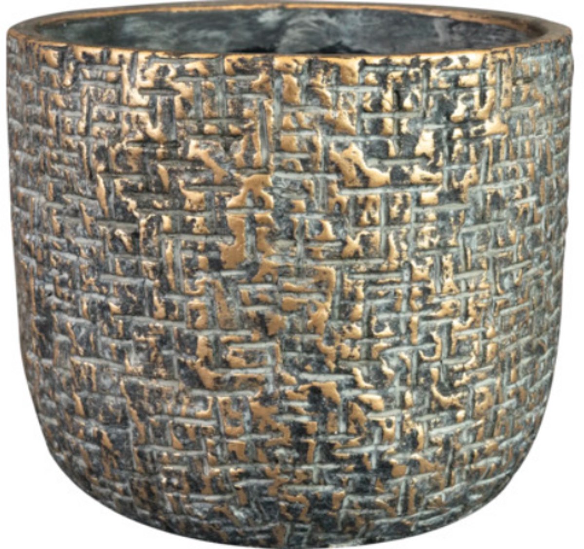 Pot Maxim shiny earth D20 H17 Ter Steege