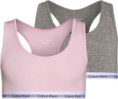 Calvin Klein - Meisjes - 2-Pack Bralettes - Roze  - 152/158